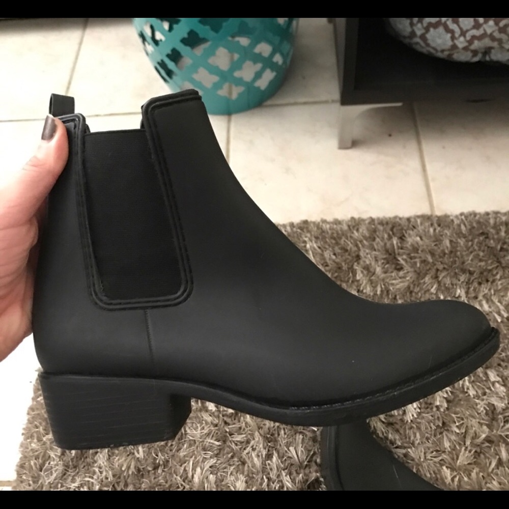 Jeffery Campbell “stormy “ rain booties